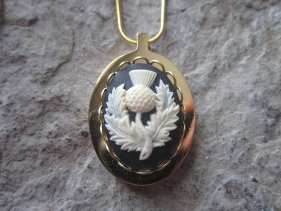 Collana Con Ciondolo Spilla Cameo Celtico Fancy Fox Boutique - Multicolore, Placcato Argento - Foto 4