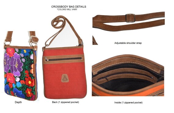 Spring Floral Crossbody Bags For Women Real Leather Adjustable Shoulder Bag