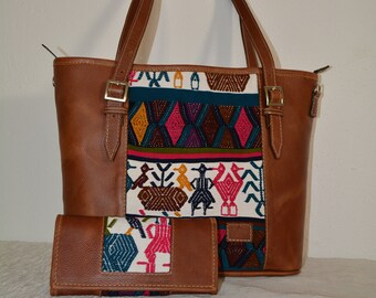 Borsa a tracolla guatemalteca, borsa da viaggio Overnight, borsa