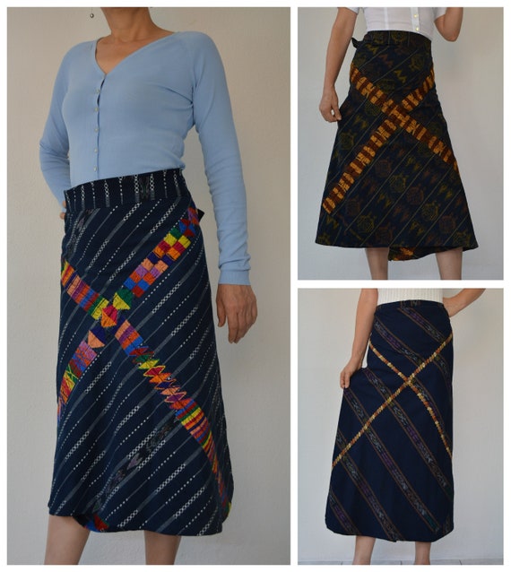 スカート vintage Guatemala hand stitch skirt Vintage 1950s Embroidered Guatemalan Skirt | Barn Owl