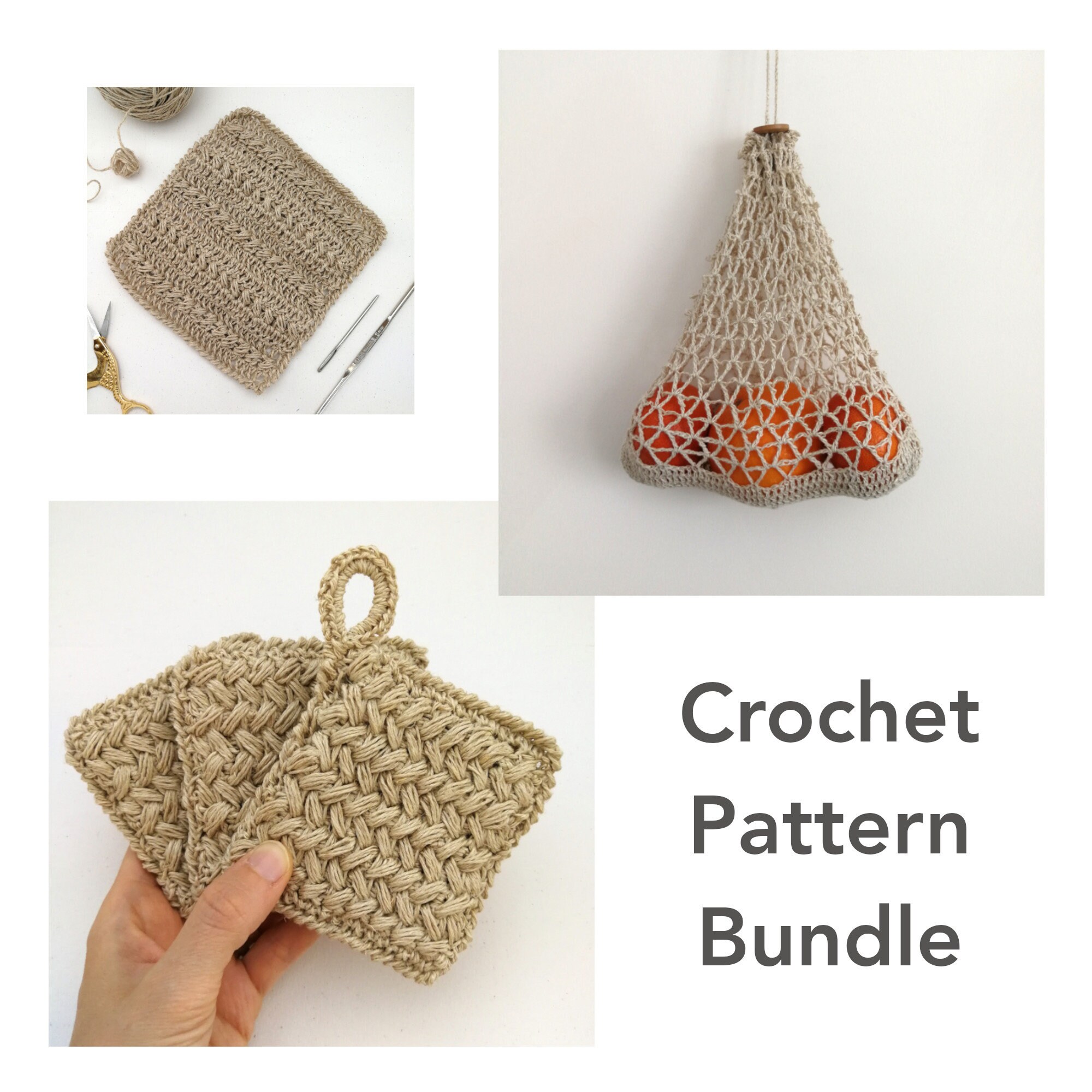 Cadeya Crochet Kit for Beginners, Crocheting Bags Kits with Step