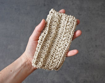 Hemp Dish Cloth - reusable cleaning cloth crocheted using 100% Hemp, zero waste product, eco cleaning products, reduce reuse recycle