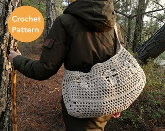 Mushroom Bag Crochet Pattern, Cottagecore Crochet Patterns, Autumn Crochet Patterns Fall, Crochet Bag Pattern Crossbody, Fairycore, Easy