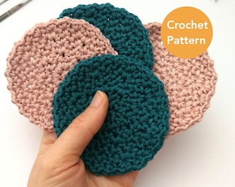 Crochet Face Scrubbies Pattern, Spa Crochet Pattern Cotton, Crochet Bathroom Pattern, Quick Crochet Pattern, Crochet Facial Rounds, PDF