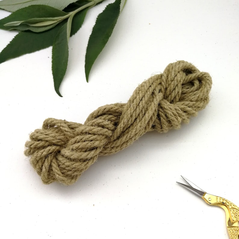 Nautical Hemp Rope 4mm 100g Natural Organic 100 Hemp Rope Etsy