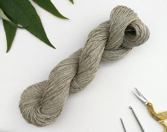 Hemp Yarn, Weaving Yarn Lace Weight, Crochet Thread Size 10, Yarn for Loom, Thin Fine 2Ply Yarn, Hemp Thread, Yarn Gifts for Quilters