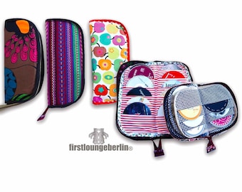 CD pocket DVD organizer in large & small sewing instructions with pattern in 2 sizes design firstloungeberlin