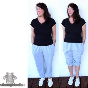 LEA Damen Hose Lieblingshose Jogger für Sommer Winter eBook Schnittmuster einfach Nähen viele Varianten möglich von firstloungeberlin Bild 3