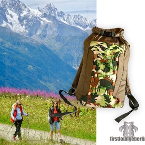 Mex Rucksack Seesack Outdoor Camping Wanderrucksack für die Familie XS-XXL E-Book Schnittmuster Nähanleitung DIY Design firstloungeberlin Bild 1