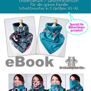 Button scarf 2.0 face scarf universal scarf reversible scarf winter scarf mouth scarf mouth nose mask mouth scarf pattern ebook pdf cloth image 9