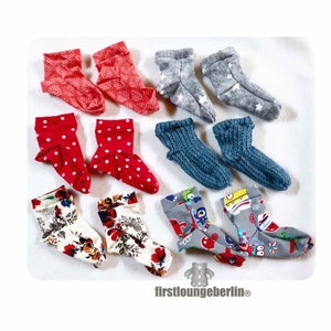 Turbo cuddly socks Sewing instructions with pattern for socks cuddly socks for the whole family 18/19 to 47/48 image 8