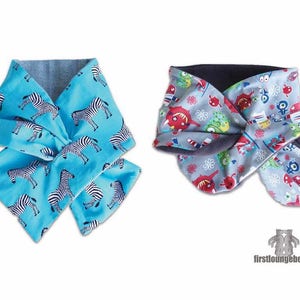 Plug-in scarf *** Hole scarf in 3 sizes E-book sewing instructions for the whole family Sewing design by firstloungeberlin