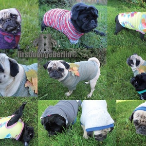 MOPS & CO. Dog sweater sweater with sewing pattern in 10 sizes sewing instructions puppies to strong dog firstloungeberlin image 8