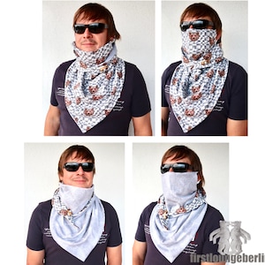 Button scarf 2.0 face scarf universal scarf reversible scarf winter scarf mouth scarf mouth nose mask mouth scarf pattern ebook pdf cloth image 8