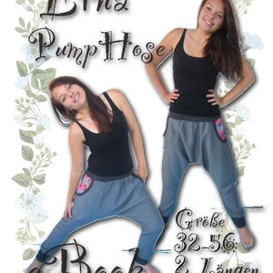 Erna *** libro electrónico patrón pantalones de cadera con bolsillos en 2 variantes tallas 32 a 56 instrucciones de costura con diseño de patrón firstloungeberlin.com