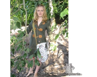 Paula *** Ebook hooded parka duffle coat with hood in 6 sizes XS-XXXL sewing instructions m. pattern firstloungeberlin women women