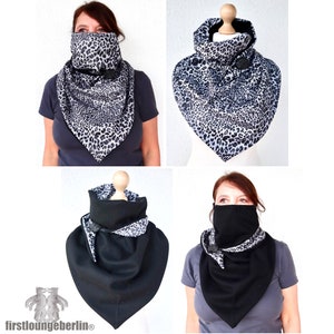 Button scarf 2.0 face scarf universal scarf reversible scarf winter scarf mouth scarf mouth nose mask mouth scarf pattern ebook pdf cloth image 4