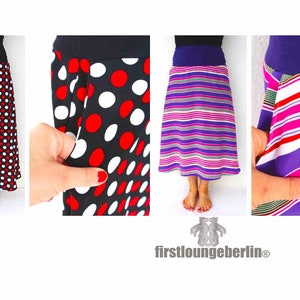 Ladies skirt skirt in 5 lengths PDF pattern eBook image 2