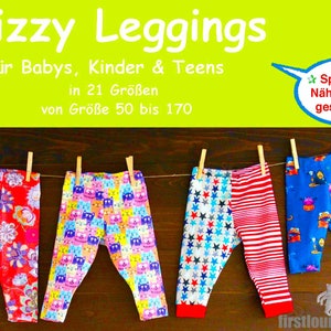 LIZZY ebook LEGGINGS size 50-170 pattern instructions image 1