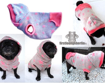 MOPS & CO. Hunde-Sweater Pulli mit Schnittmuster in 10 Größen - Nähanleitung Welpen bis kräftigen Hund firstloungeberlin