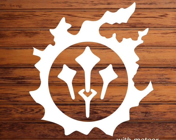 Featured listing image: FFXIV Job Vinyl Decal Sticker for Vehicle - Laptop - Phone Case - Tumbler - Computer