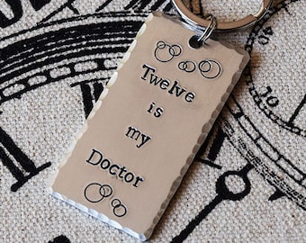 Pick Your Doctor - Hand Stamped Aluminum Key Chain Fob