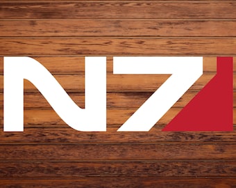 N7 Vinyl Decal Sticker for Vehicle - Laptop - Phone Case -  Tumbler - Computer - Single and Multicolor