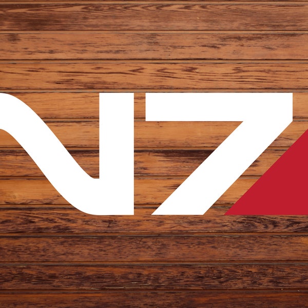 N7 Vinyl Decal Sticker for Vehicle - Laptop - Phone Case -  Tumbler - Computer - Single and Multicolor
