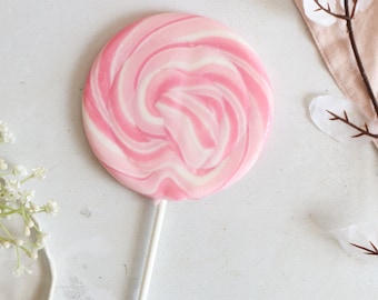 Candy Floss Giant Lollipop - Gift for Her - Party Favour - Food Gift - Foodie - Wedding Favour - Christmas - Confectionery