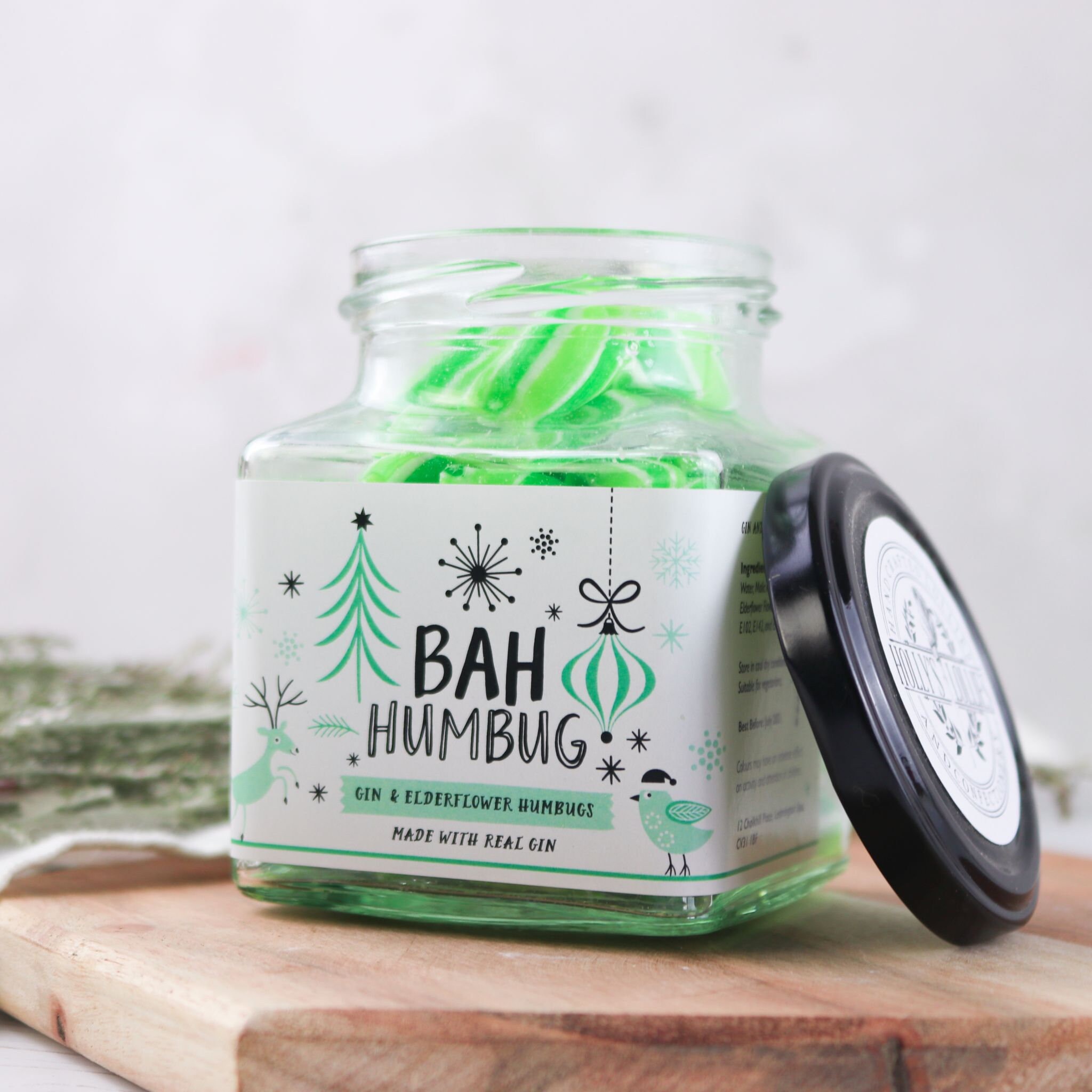 Alcoholic Bah Humbug Gin & Elderflower Jar Gift for Her - Etsy