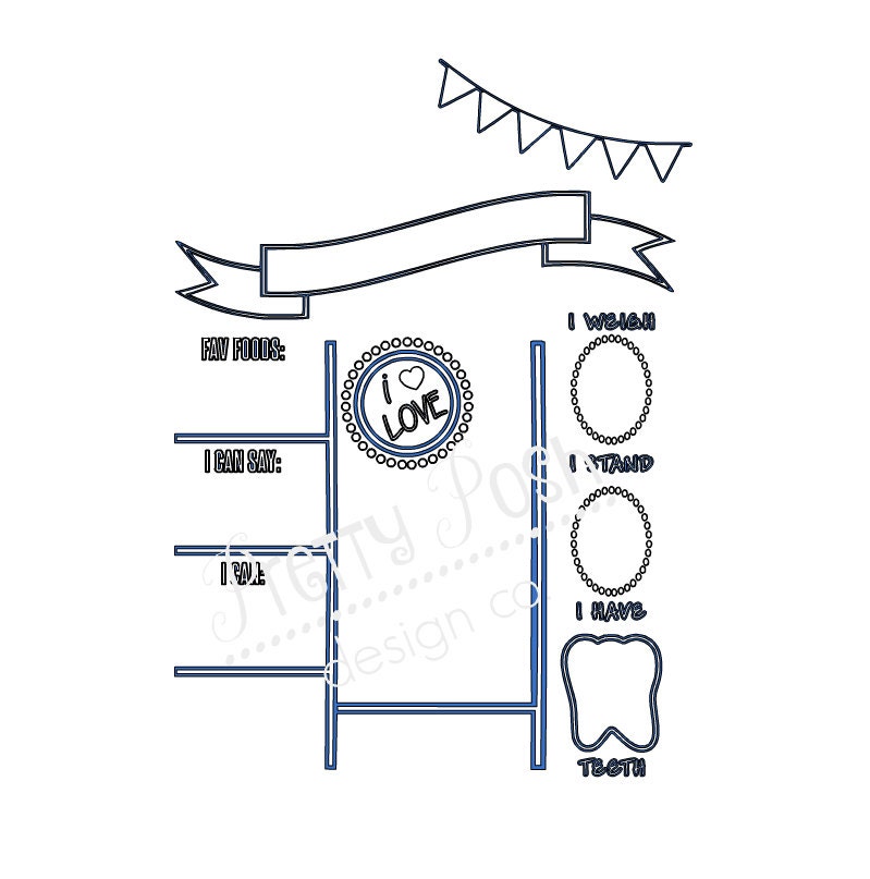 Birthday Board SVG Digital Cutting File for Cricut | Etsy