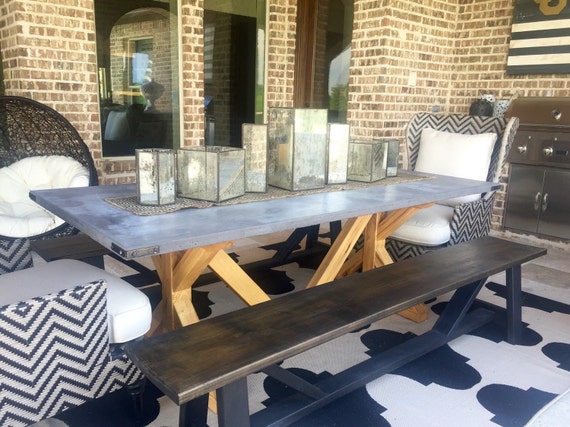 Concrete Top Dining Room Table