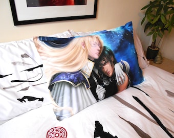 Ai no Kusabi, Iason Mink x Riki Art  Bed Pillow Case