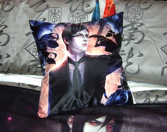 Kuroshitsuji: William T. Spears Art Throw Pillow Case/Cover