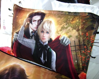 Kuroshitsuji: Alois Trancy with Claude Faustus *Art* Bed Pillow Case