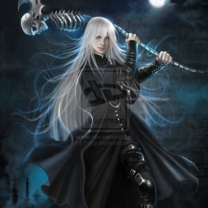Kuroshitsuji, Undertaker Art Blanket Black Butler image 5