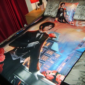 Kuroshitsuji: Sebastian Michaelis Art Blanket (large)