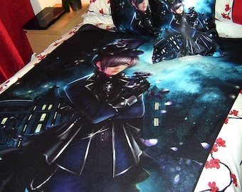 Kuroshitsuji: Ciel Phantomhive Art Blanket Black Butler