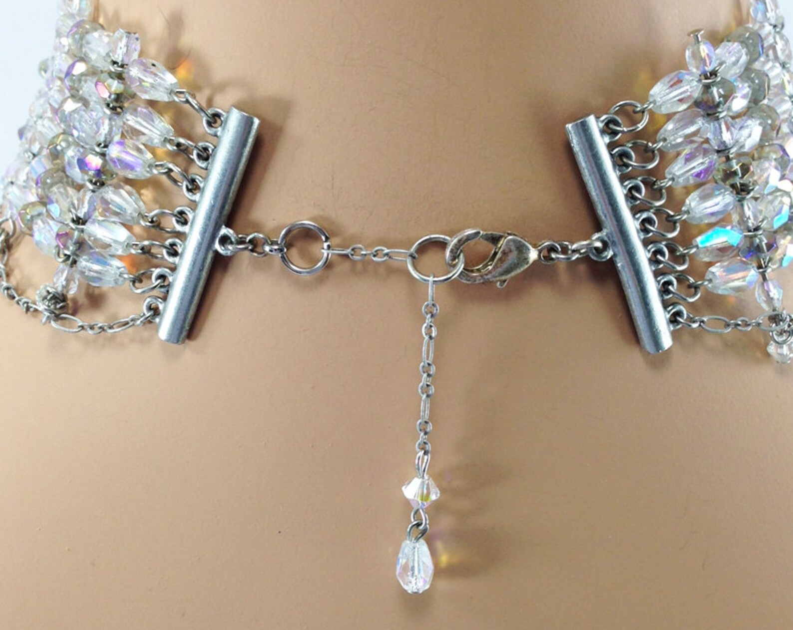 Bridal Choker Bridal Necklace Crystal Bridal Choker Etsy