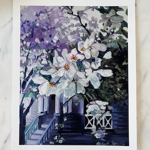 Blossoms in Boston 8&quot; x 10&quot; Glicee Art Print