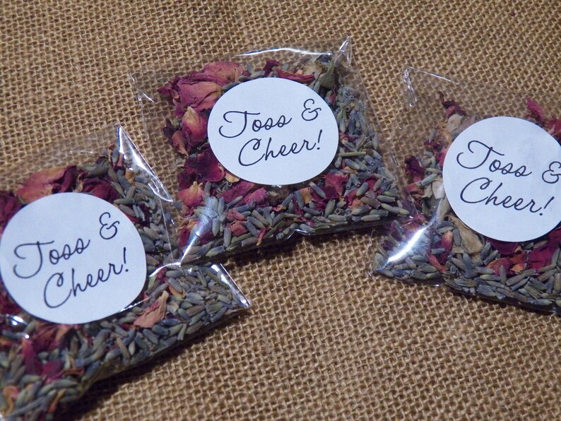 Wedding Send Off 20 Biodegradable Wedding Confetti Dried Flower Petal Confetti Petal Confetti Cones Wedding Exit Toss Lavender Toss