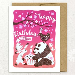 Happy Birthday Panda Card