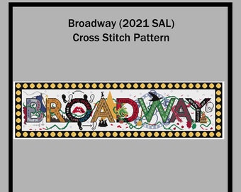 Broadway - 2021 SAL Complete - Cross Stitch Pattern