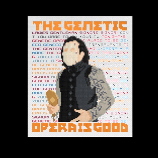 Bravi! - Repo the Genetic Opera - PDF Cross Stitch Patterns