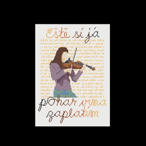 Eště Si Já Pohár Vína Zaplatím - Once - PDF Cross Stitch Patterns