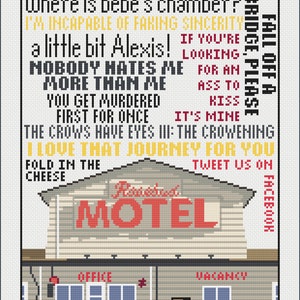 Schitt's Creek Quotes - PDF Cross Stitch Pattern