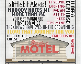 Schitt's Creek Quotes - PDF Cross Stitch Pattern