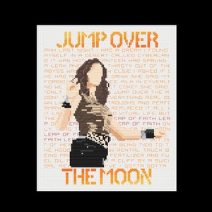 Over The Moon - RENT - PDF Cross Stitch Patterns