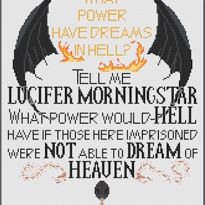 Dreams in Hell - Sandman - PDF Cross Stitch Pattern