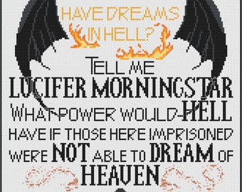 Dreams in Hell - Sandman - PDF Cross Stitch Pattern